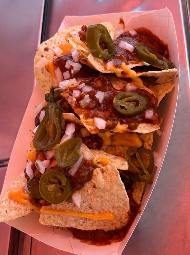 Loaded nachos from The Daily Dog